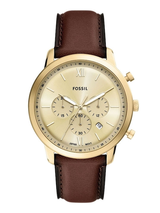 Fossil Ceas Baterie cu Curea de piele Fossil Ceas Baterie cu Curea de piele