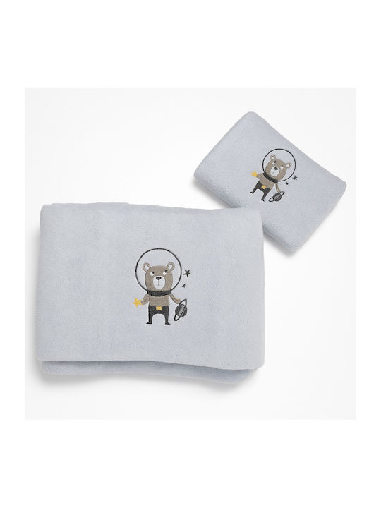Beboulino Set Babyhandtücher 2 Stück Grey
