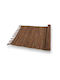 Rug Fireplace Rectangular Leather Terracotta