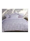 Nef-Nef Homeware Bettwäsche-Set Überdoppel 240x270cm. Vendora Purple 4Stück