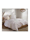 Nef-Nef Homeware Сет Чаршафи Двойни 200x270см. Donter Бежов 4бр
