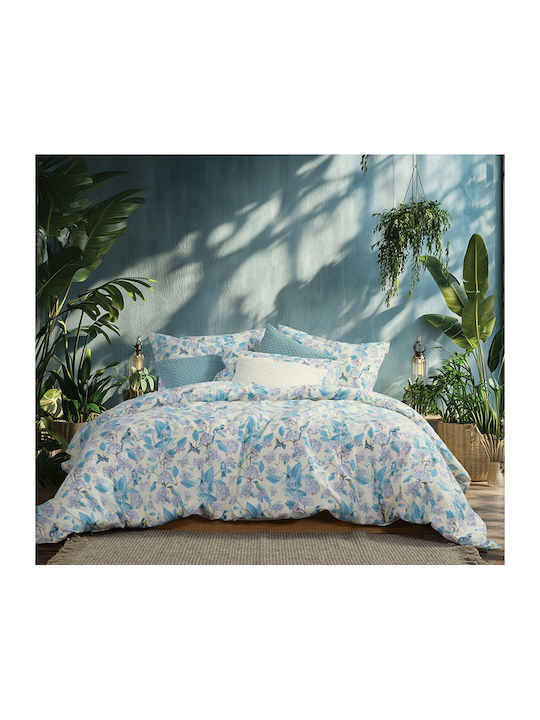 Nef-Nef Homeware Bettwäsche-Set Einzel 170x270cm. Dream On Blue 3Stück
