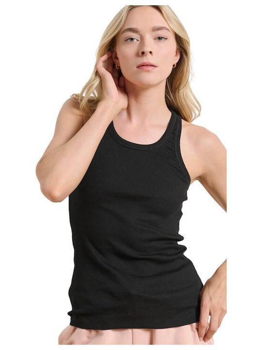 BodyTalk Γυναικεία Αθλητική Μπλούζα Αμάνικη Μαύρο