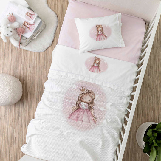 Borea Little Queen Seturi de cearșafuri pentru bebeluși Pentru Patut Bumbac 120x160buc 3buc Borea Little Queen Seturi de cearșafuri pentru bebeluși Pentru Patut Bumbac 120x160buc 3buc