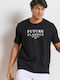 Back To Future Athletic T-shirt Black