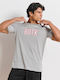 T-shirt Γκρι Μελανζέ