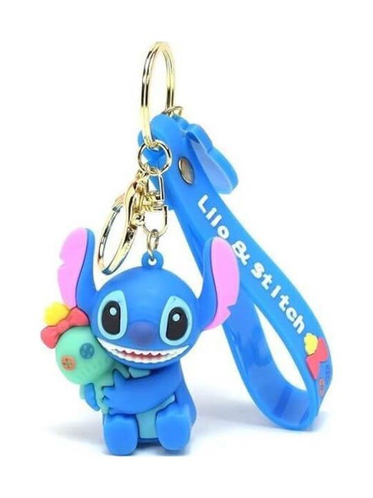 3d Μπρελόκ Σιλικόνης Stitch Scrump 8 Εκ