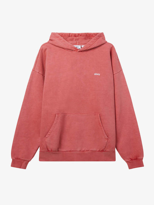 Obey Lowercase Pigment Sweatshirt with Hood Min...