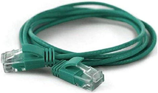 Wantec U/UTP Cat.6a (Gigabit) Καλώδιο Δικτύου Ethernet 1m Πράσινο
