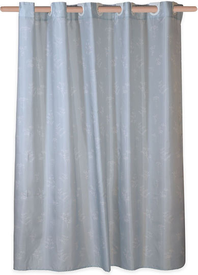 Nef-Nef Homeware Claris Shower Curtain 180x180cm Blue