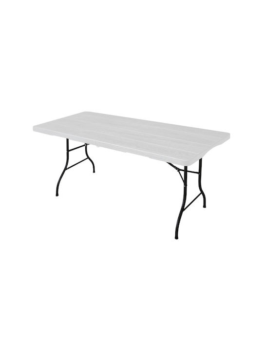 Tisch Zusammenklappbar White 180x74x74cm