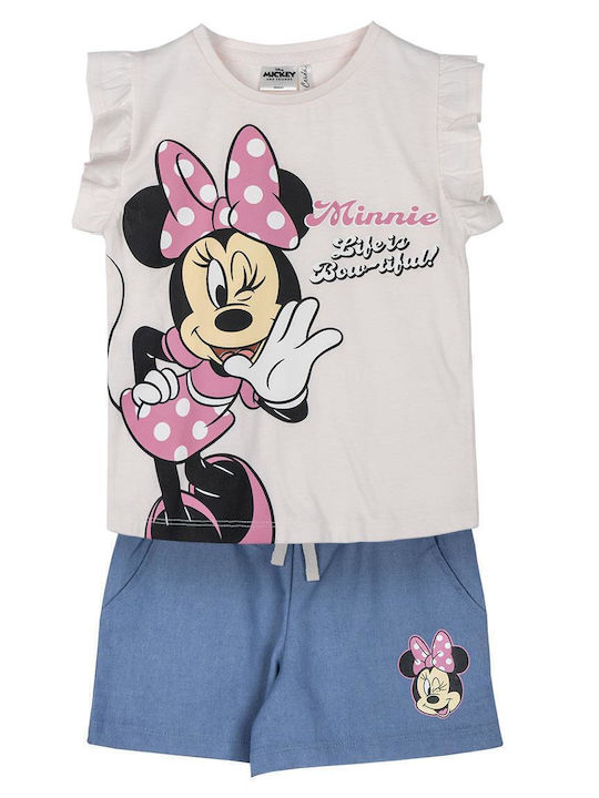Kids' Set with Shorts Summer 2pcs Pink