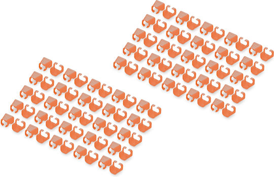 Digitus Digitus Farbclip Patchkabel 100 Stück Orange