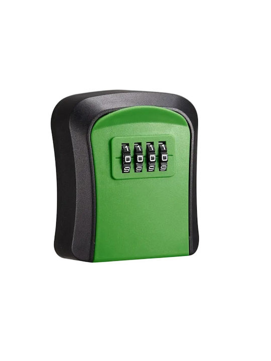 Panora Wall-Mounted Combination Key Holder Metallic with Combination Dial 9.4x7.9cm