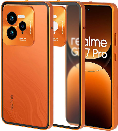Θήκη Realme Gt 7 Pro Frame Case Πορτοκαλί