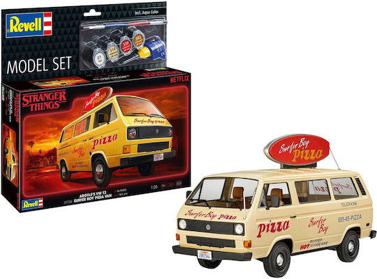 Комплект модел Revell Stranger Things VW T3 Bus Surfer Boy мащаб 1:25 67725