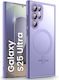 Samsung Galaxy S25 Ultra Magsafe Erbord Matte Case Purple + Screen Glass