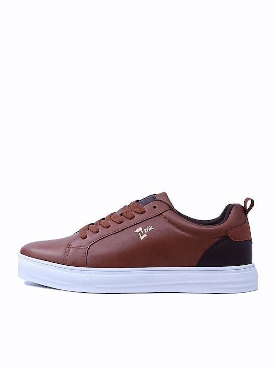Zak Ανδρικά Sneakers Ταμπα / Καφέ