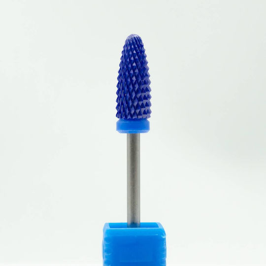 Nailp Professional Nail Drill Ceramic Bit with Flame Head Blue