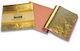 Borma Wachs Cdo66o06.50 Imitation Gold-Silver-Bronze Leaf Imitation Metal Gilding Sheets Gold "2.5" 500 Sheets 16*16cm