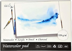Bloc de acuarelă Smlt Art A4 320gsm 10 coli