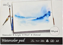 Smlt Art Watercolor Pad A5 320gsm 10 Sheets 100% Recycled