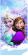 Παιδική Βελουτέ Πετσέτα Θαλάσσης Frozen Heart Λιλά Disney Borea Βαμβάκι 70x140