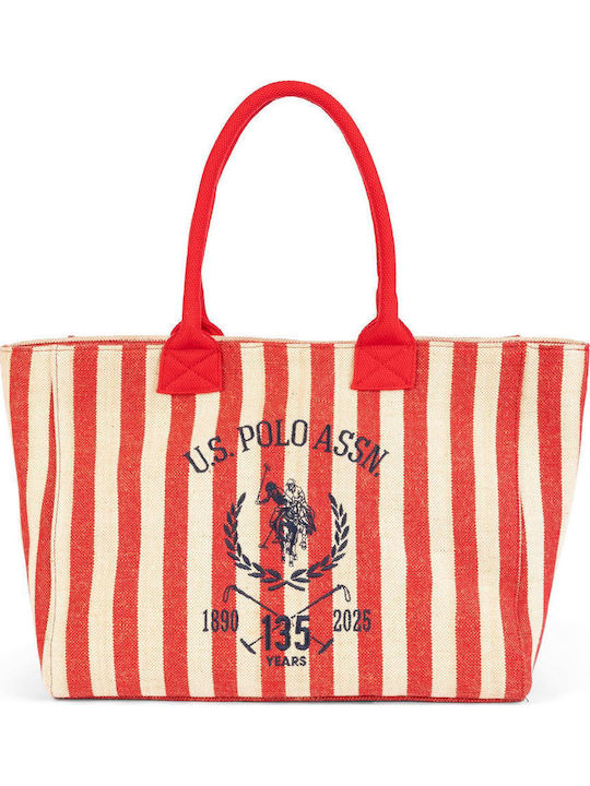 Us Polo Assn Τσάντα Παραλίας Pool Party Red
