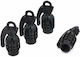 Black Grenade Valve Caps Set of 4