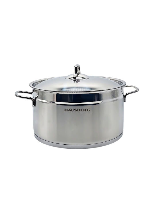 Hausberg Βαθιά Ανοξείδωτη Κατσαρόλα 8.5lt / 26cm