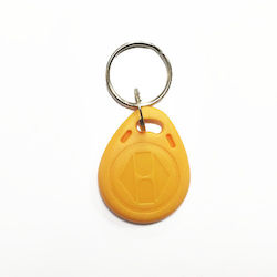 Μπρελοκ Ελεγχου Προσβασης Access Control Rfid Tag Id 125khz Χρωμα Κιτρινο