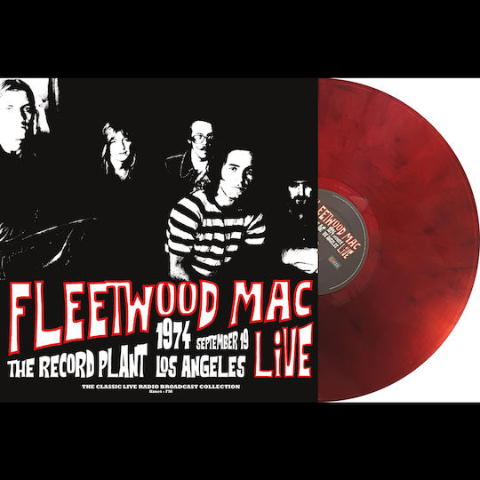 Fleetwood Mac Live At Record Plant 1974 Vinil Roșu Marmorat 1