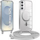Θήκη Samsung Galaxy S25 Electro Magsafe Ασημένια + Κορδόνι
