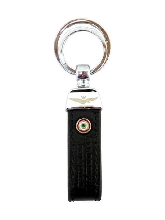 Aeronautica Militare Keychain Wallet Black