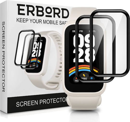 2x Хибридно стъкло Erbord Xiaomi Smart Band 9 Active