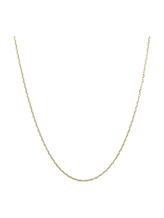Mv Preziosa Damen Goldene Kette Nacken 14K Länge 45cm