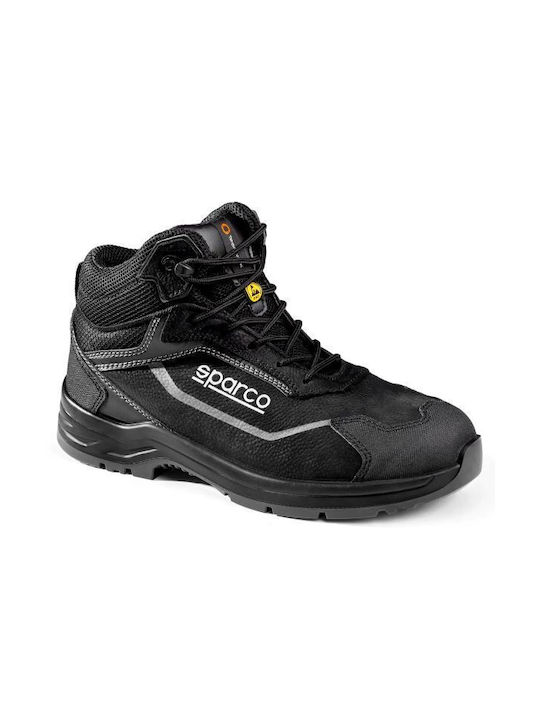Sparco Αδιάβροχο Μποτάκι Ασφαλείας Μαύρο Indy High S3s Sr Fo Lg Esd En Iso 20345:2022 07544nrnr