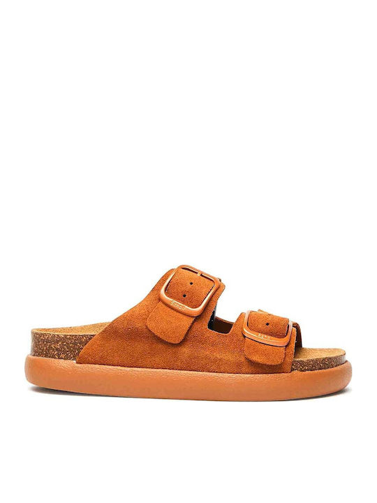 Scholl Noelle Leather Women's Flat Sandals Anat...