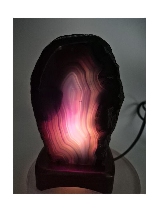 Lampă decorativă de interior Agate Albastru Violet Nuanțe Crystal Palace