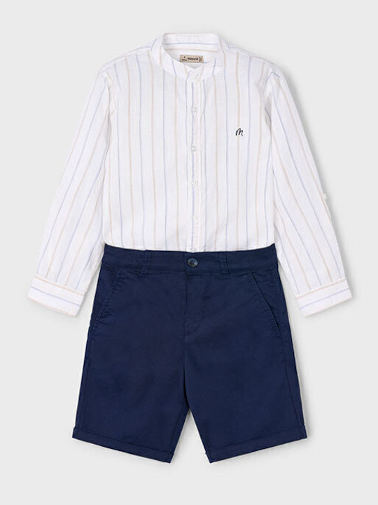 Mayoral Комплект Лято 2бр Navy Blue Риза