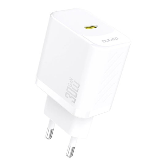 Dudao Charger Without Cable GaN with USB-C Port 30W Power Delivery Whites (A27P)