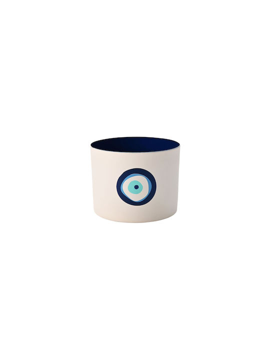 Goa Tama Blaues Auge Weiß 10cm