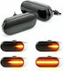Indicatori aripă laterală Abakus Ca-010550 Smart Renault Nissan Opel Dacia LED Dinamic Fumuriu 2 Bucăți