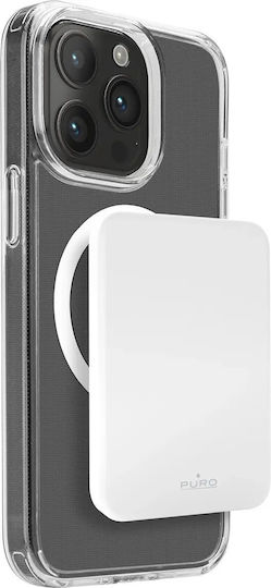 Puro Magsafe Ladegerät 15W Weißs (Slim Power Mag)