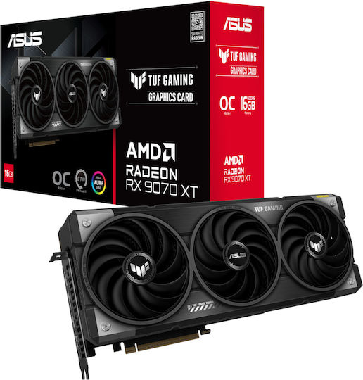 Asus Radeon RX 9070 16GB GDDR6 OC Edition Κάρτα Γραφικών