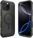 Spigen Tough Armor T MagSafe Back Cover Σιλικόνης / Πλαστικό Μαύρο (iPhone 16 Pro)