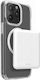 Puro Power Mag MagSafe 5000mAh 15W με Θύρα USB-C Λευκό
