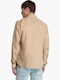 Mill Long-sleeved Linen Shirt Floral Beige