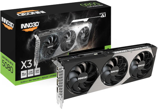 Inno 3D GeForce RTX 5080 16GB GDDR7 X3 Κάρτα Γραφικών