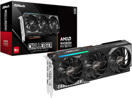 ASRock Radeon RX 9070 16GB GDDR6 Challenger Κάρτα Γραφικών